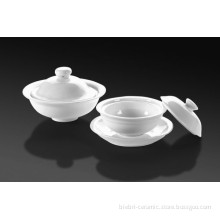 fine porcelain cups with and dishes